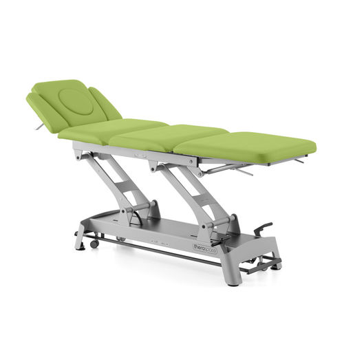 Elektrische Massageliege - Theraspace X6 - Meden-Inmed - auf Rollen / mit Armstütze / vierteilig