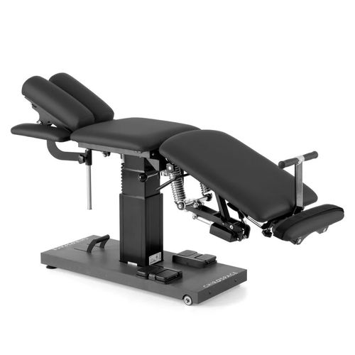 Elektrische chiropraktische Behandlungsliege - 01-STO-7201-001# - Meden-Inmed - auf Rollen / mit Kopfstütze / mit Armstütze
