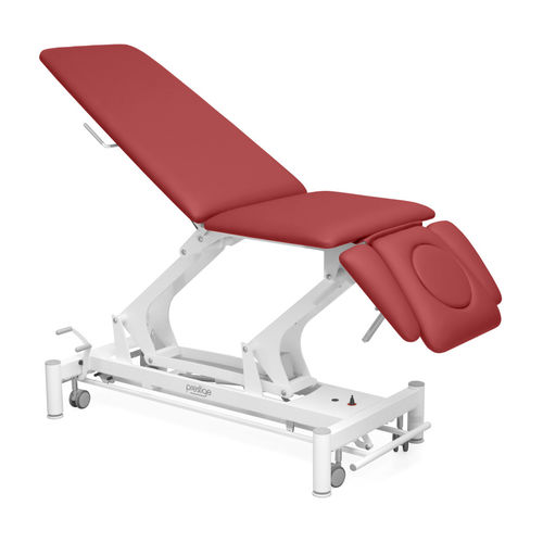 Mechanischer Massageliege - Prestige M-S5 - Meden-Inmed - auf Rollen / mit höhenverstellbarer Rückenlehne / mit Kopfstütze