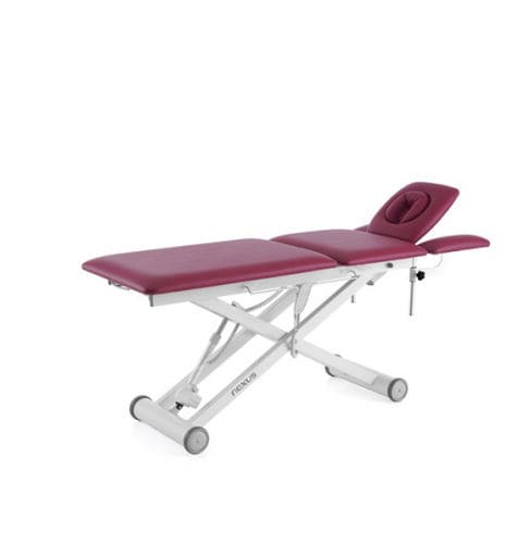 Mechanischer Massageliege - NEXUS P5 - Meden-Inmed - auf Rollen / mit Armstütze / dreiteilig