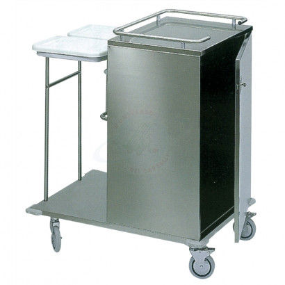 Sackhalterwagen für Kliniken - ARTOSF003 - Carmeccanica S.r.l. - Transport / 1 Tür / 2 Säcke
