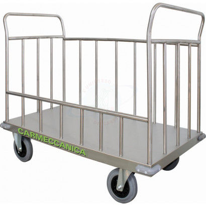 Wagen für Kliniken - ARTOSF001A - Carmeccanica S.r.l. - Mehrzweck / für Transport / Edelstahl