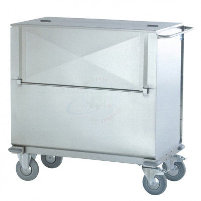 Sackhalterwagen für dreckige Wäsche - ARTOSF005R - Carmeccanica S.r.l. - für Kliniken / Abfall / aus Edelstahl