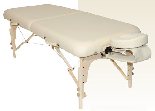 Mechanischer Massageliege - Heritage  - Custom Craftworks - tragbar / mit Kopfstütze / mit höhenverstellbarer Rückenlehne