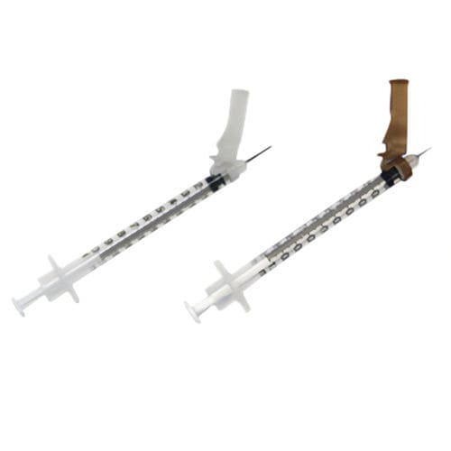 Hypodermische Spritze - 42638-TB	 - Smiths Medical Surgivet - 1 ml / Sicherheit / mit fester Nadel