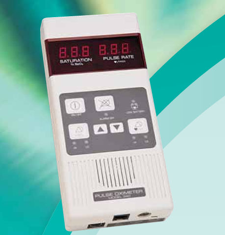 Handgerät-Pulsoximeter - 305 - Mediaid Inc. - medizinisch / batteriebetrieben / mit separatem Sensor