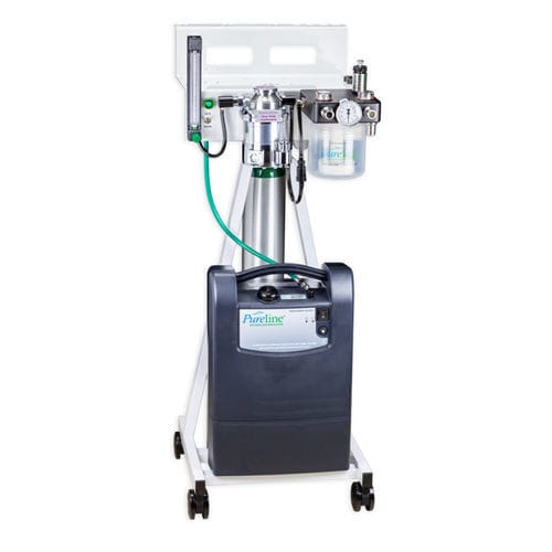 Anästhesiearbeitsplatz für Veterinärmedizin / auf Wagen - Pureline® M6000 - Supera Anesthesia Innovations