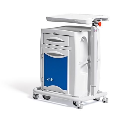 Nachttisch auf Rollen - Cubo - Mis Medical - mit Nachttisch