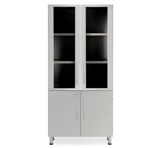 Medikamente-Vitrine - AM213 - Mis Medical - für Krankenhaus / mit Regal / ABS
