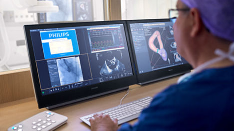 Medizinischer Computer-Arbeitsplatz - FlexSpot - Philips Volcano