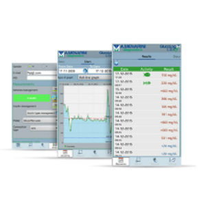 Android-Applikation / für Patientendatenverwaltung - GlucoLog® Lite - Menarini Diagnostics