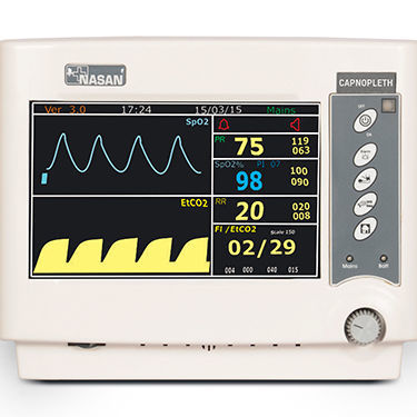 Tragbarer Multiparameter-Monitor - Capnopleth - Nasan Medical Electronics - Atemfrequenz / Herzfrequenz / Kapnographie
