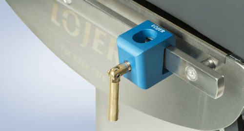 Klammer für OP-Tisch / aus Aluminium - CL1010 - Lojer