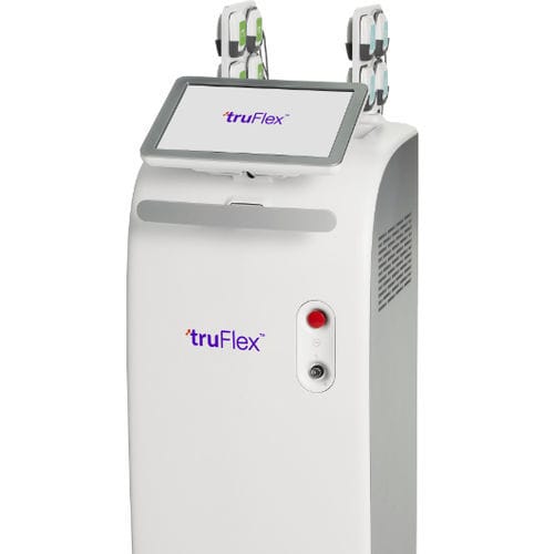 Body-Contouring-Gerät mit elektrischer Muskelstimulation - truFlex™ - Cutera - auf Wagen