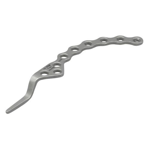 Kompressionsplatte für Schlüsselbein - A26009 series - Aysam Orthopaedics - mit Verriegelung / Metall