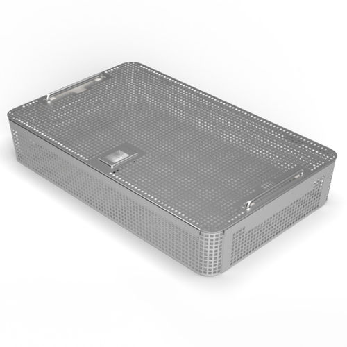 Sterilisationskorb für Instrumente - AS390.03 - Aysam Orthopaedics - perforiert / vergittert