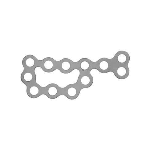 Kompressionsplatte für Calcaneum - A595 series - Aysam Orthopaedics - mit Verriegelung / Metall