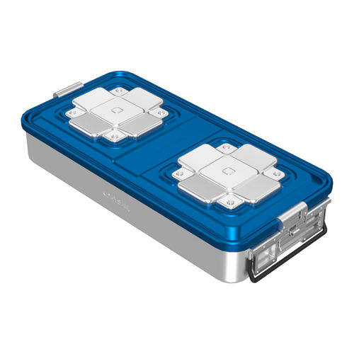 Sterilisationscontainer für Instrumente - BIO BARRIER MODEL - Aysam Orthopaedics - vergittert / Aluminium / Kunststoff