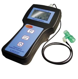 Handgerät-Patientenmonitor - Capnovet-10 - Vetronic Services - etCO2 / für Veterinärmedizin