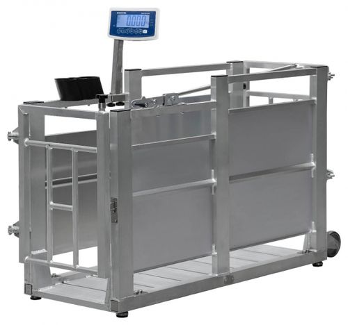 Elektronische Veterinärwaage - ETW-ZB - Bosche GmbH & Co.KG - für Großtiere / Plattform / mit LCD-Display