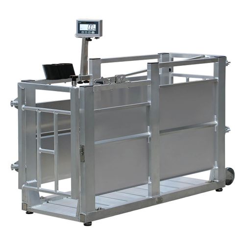 Elektronische Veterinärwaage - ETW-ZA - Bosche GmbH & Co.KG - für Großtiere / Plattform / mit LCD-Display