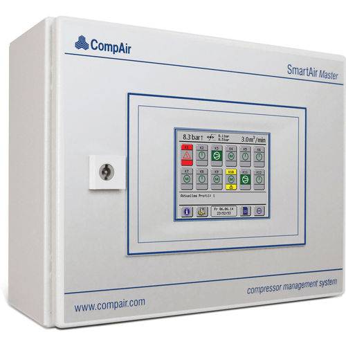 Medizinisches Monitoringsystem - SmartAir Master Plus - CompAir - für Luft Verarbeitungszentralen / mit Touchscreen