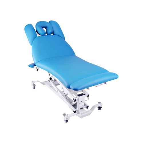 Elektrische Massageliege - Pro-Lift - Athlegen - auf Rollen / mit Kopfstütze / mit Armstütze