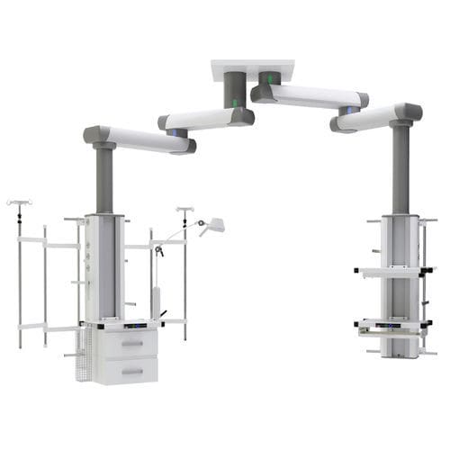 Verteilerarm - LISSA tandem - Sostel - deckenmontiert / für Intensivpflege / Anästhesie