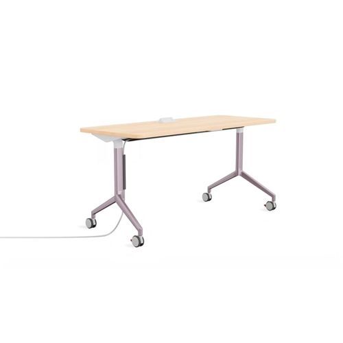 Arbeitstisch - Groupwork - Nurture - Steelcase - rechteckig / auf Rollen / faltbar