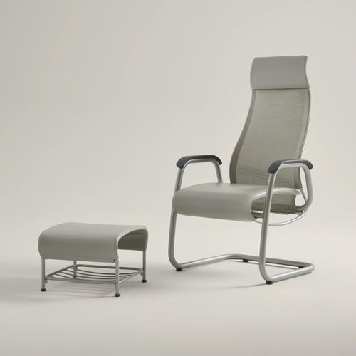 Ergonomischer Ruhesessel - Cura - Nurture - Steelcase - manuell / mit Fußstütze
