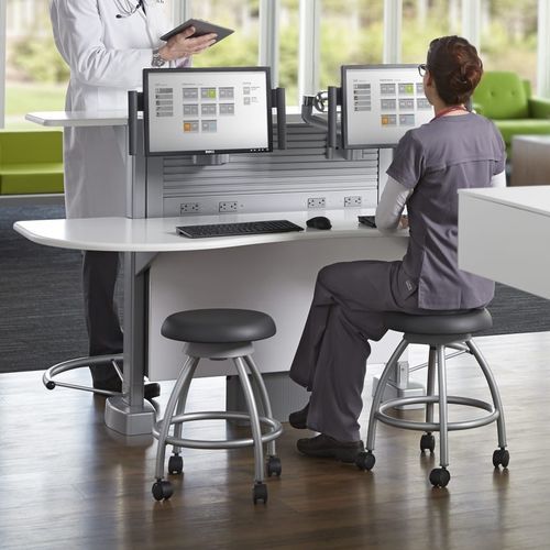 Medizinisch Computer-Arbeitsplatz - Sync - Nurture - Steelcase - modular