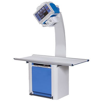 Röntgentisch für Tierarztprakis / mit Leuchtröhrenstativ - HF400  - Diagnostic Imaging Systems