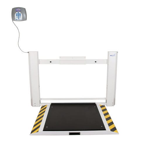 Elektronisches Wiegegerät - 2900KL-AM - Health O meter Professional - für Rollstuhl / mit LCD-Display / Plattform
