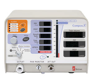 Anästhesiebeatmungsgerät - Compos X  - Metran Co., Ltd. - für Veterinärmedizin / elektropneumatisch / mit regelbarem PEEP