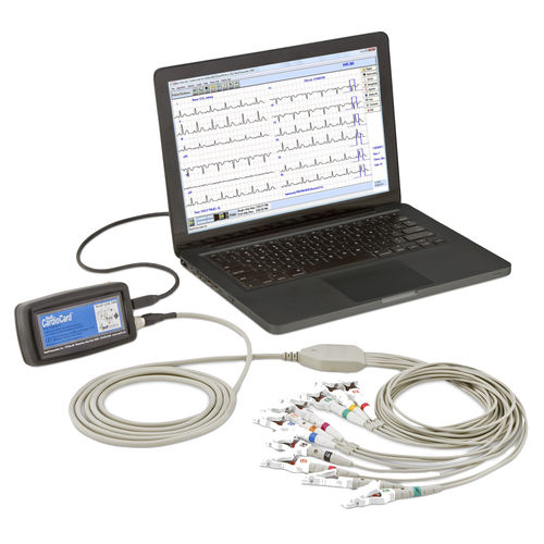 USB-Elektrokardiograph - CardioResting™ - Nasiff Associates - Ruhe / 12 Kanäle / 3 Kanäle