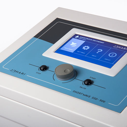 Kurzwellen-Diathermiegerät - SWD 500 SS - Johari Digital Healthcare - auf Wagen / 2 Kanäle