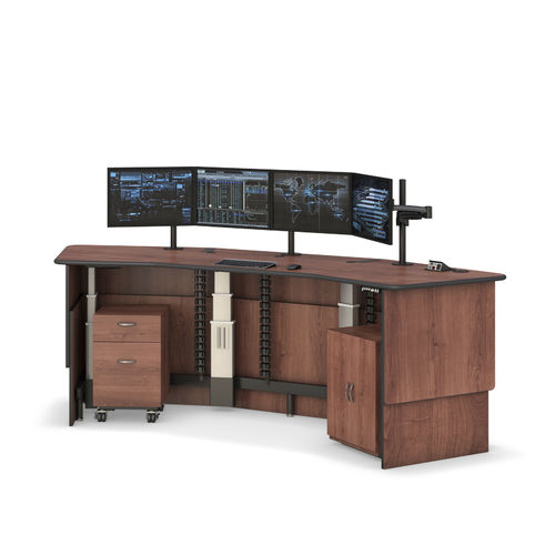 Medizinisch Computer-Arbeitsplatz - CONSOLE_10830-01 - AFC Industries - für Radiologie / höhenverstellbar