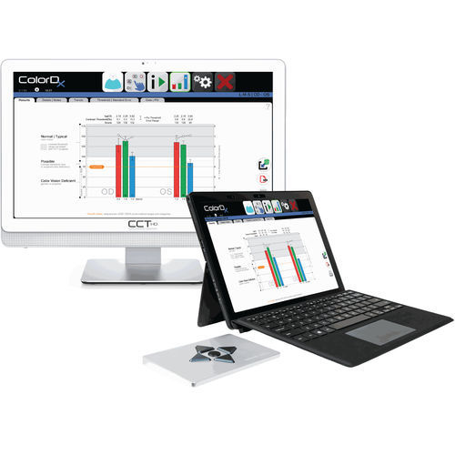 IOS-Applikation / Diagnose - ColorDx® CCT HD® - Konan Medical USA - Test / für Ophthalmologie / für Tablet-PC