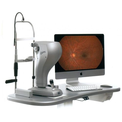 Nicht-mydriatische Funduskamera - COBRA - CSO - Costruzione Strumenti Oftalmici - Tisch