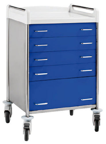 Vielzweckwagen - CT.90.500IP, CT.90.500P - Orla Equipamientos Clínicos - Edelstahl / mit Schublade