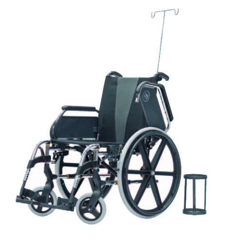 Manueller Rollstuhl - SR.40.250G - Orla Equipamientos Clínicos - zur Nutzung im Freien / für den Innenbereich / zusammenklappbar