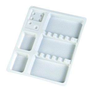 Tablett für zahnärztliche Instrumente - Unitrays - R&S - Kunststoff / zum Einmalgebrauch