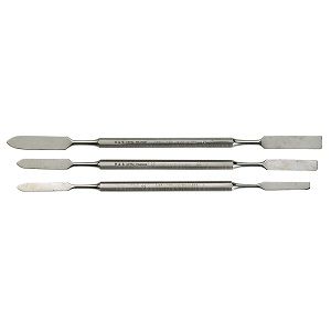 Dental-Spatel - 211-216 - R&S - doppelt / Edelstahl