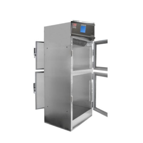 Wärmeschrank - DSW-2AE -PT - Continental Metal Products - für Krankenhaus / mit Regal / mit Tür