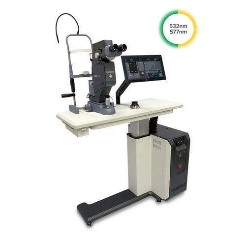 Laser zur retinalen Photokoagulation - TruScan Pro 532/577 - LIGHTMED Corporation - für Trabekuloplastik / Festkörper / Tischgerät