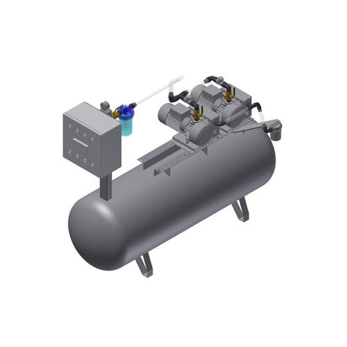 Medizinisches Vakuumsystem - MEDEVICE 2X28 PBO - Bgs General Srl - Drehschieber / geschmiert