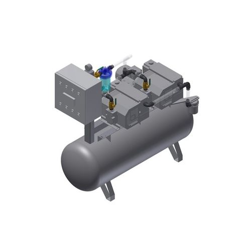 Medizinische Vakuumpumpe - MEDEVICE 2X41 PBO - Bgs General Srl - Drehschieber / geschmiert