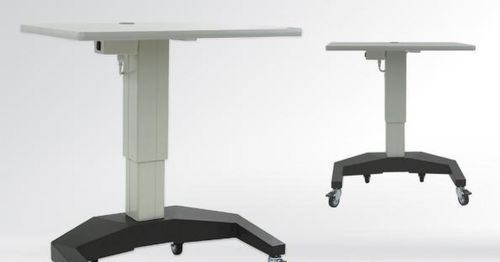 Elektrischer ophthalmischer Instrumententisch - Atlas U Base  - S4OPTIK - höhenverstellbar / auf Rollen