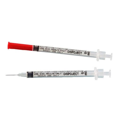Spritze für Veterinärmedizin - DISPOJECT ® - Génia - Insulin / 1 ml / 0,3 ml