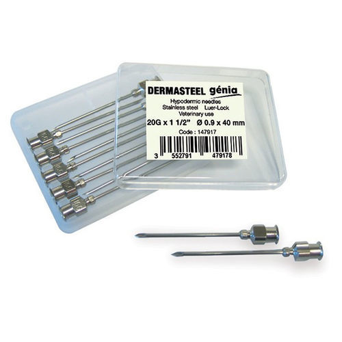 Nadel für Veterinärmedizin - DERMASTEEL - Génia - hypodermisch / wiederverwendbar / 18G